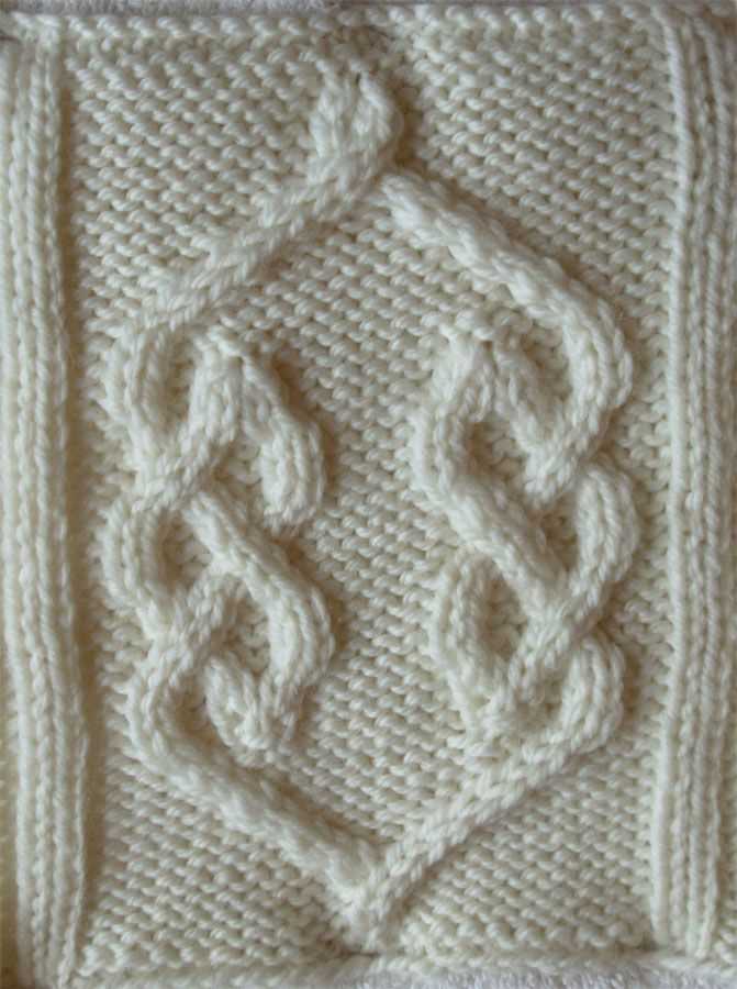Celtic knot shrug knitting pattern