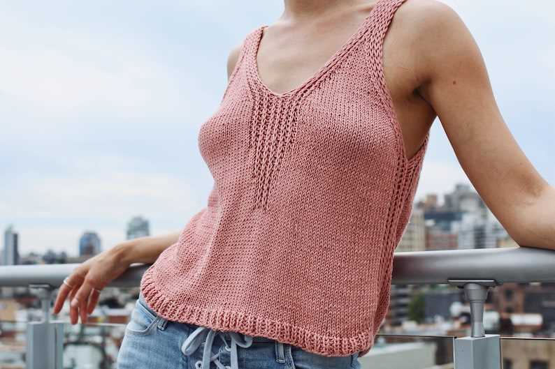 Knit tank top patterns