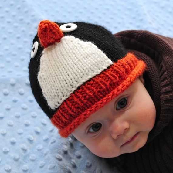 Penguin hat knitting pattern