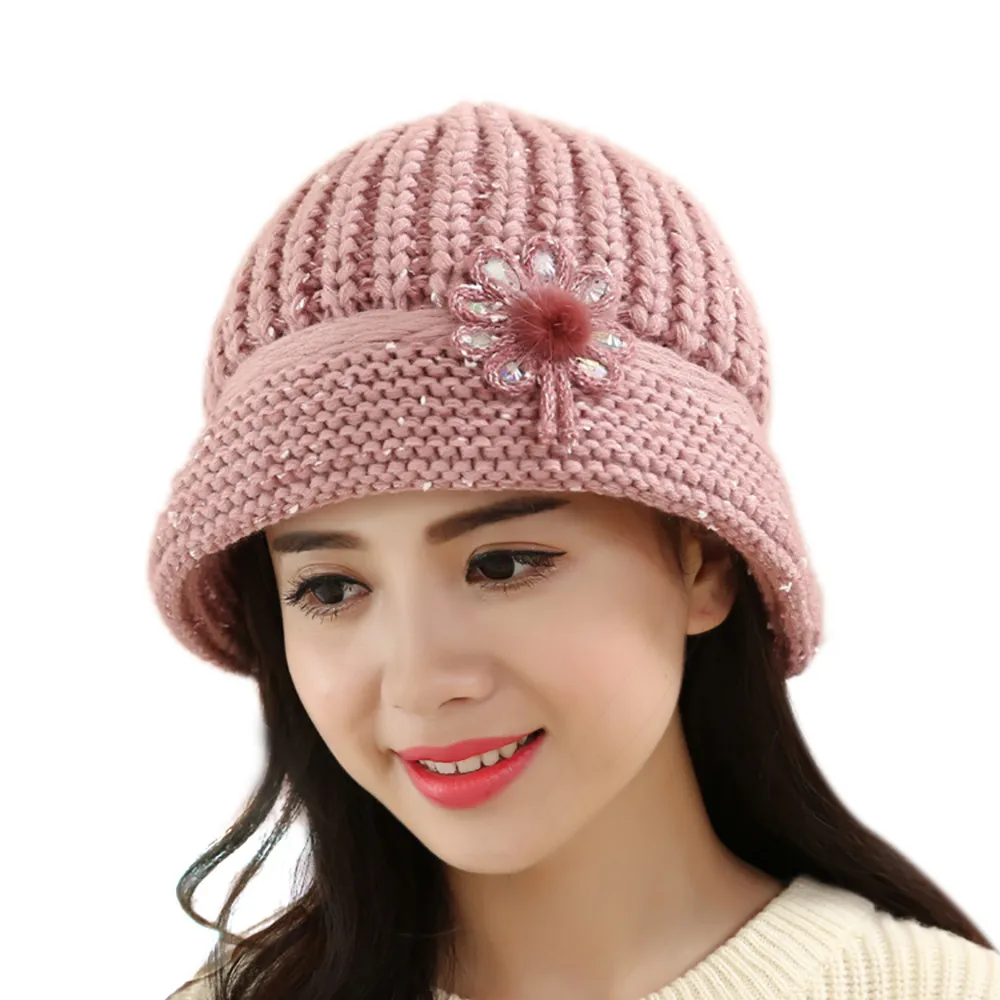 Knit hat with visor pattern free