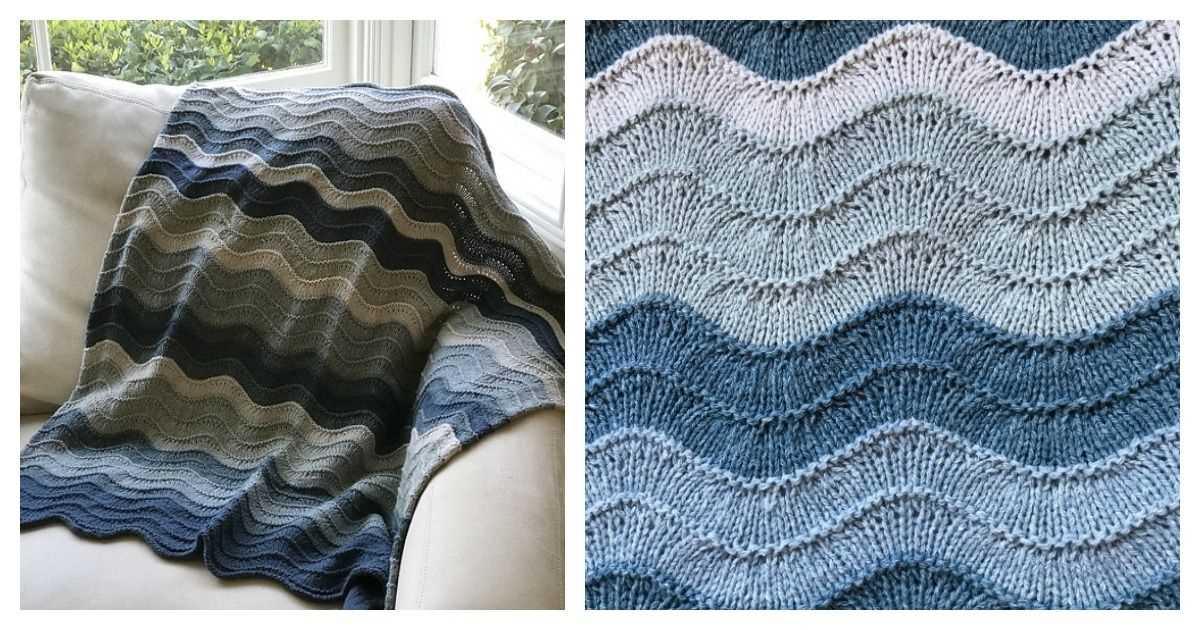 Ocean waves knitting pattern