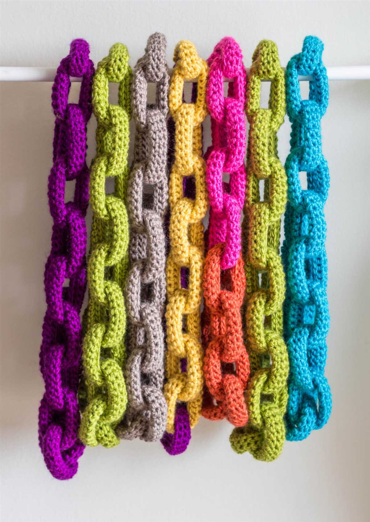 Creating a Stylish Chain Link Scarf - A Step-by-Step Knitting Pattern Guide Chain link scarf knitting pattern