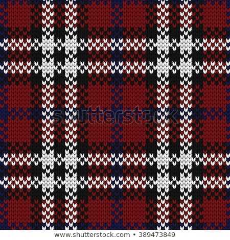 Checkered knit pattern