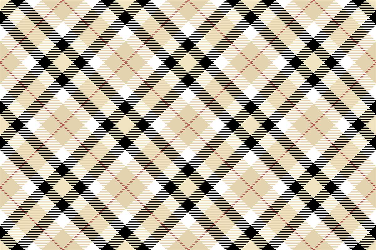 Checkered knit sweater pattern