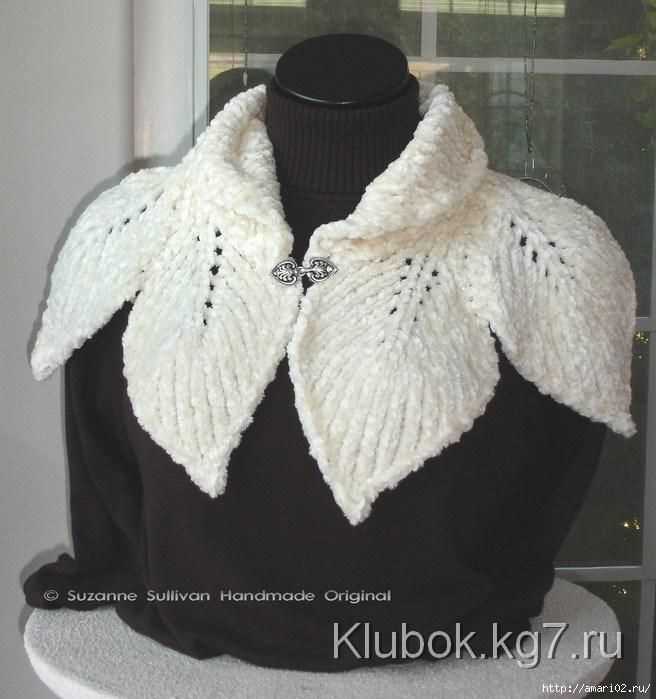 Chenille scarf knitting pattern
