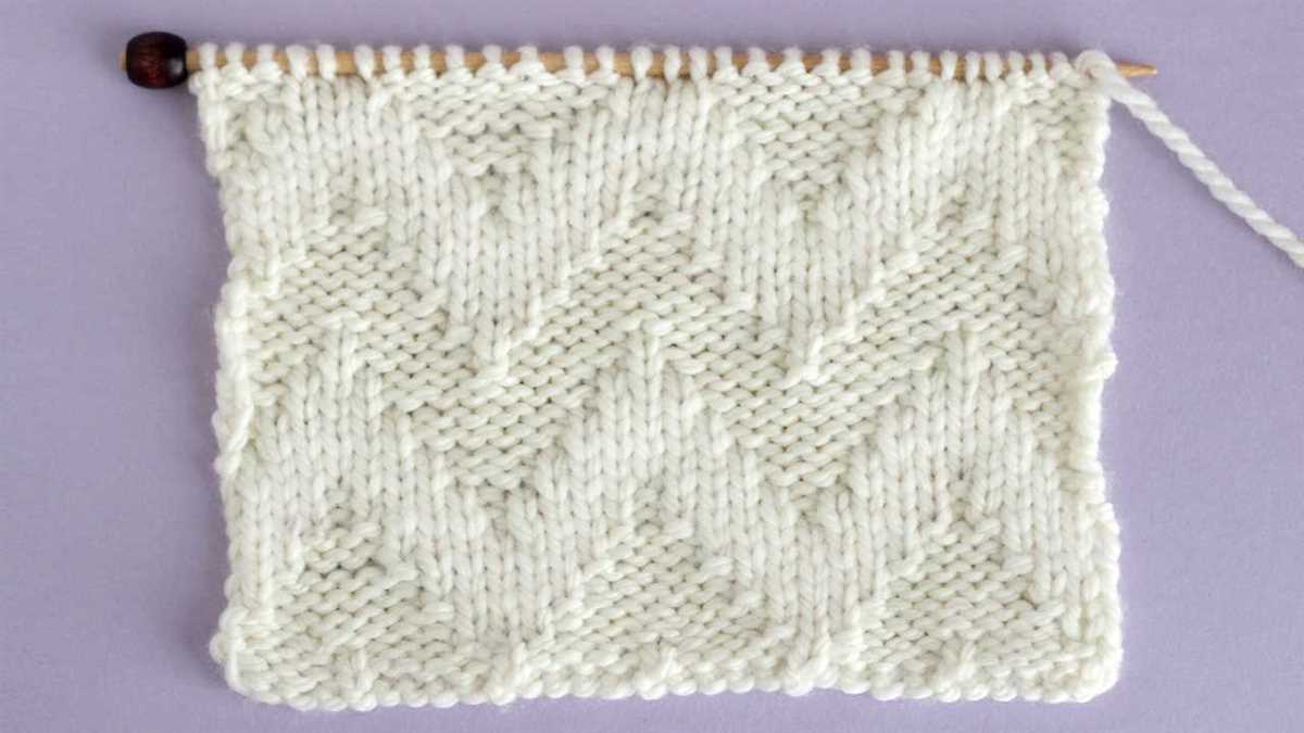 Chevron knitting pattern free