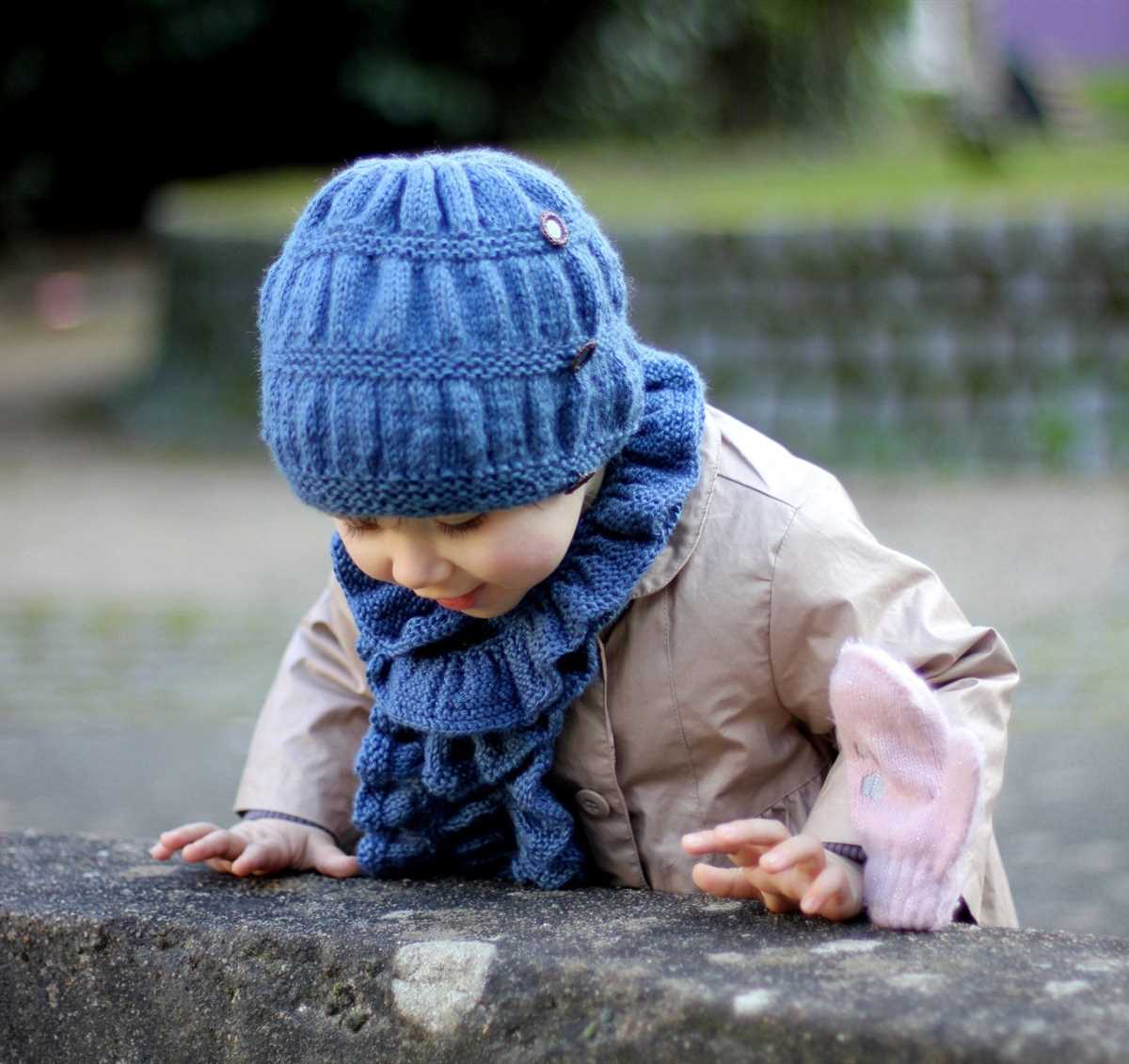 Child's scarf knitting pattern