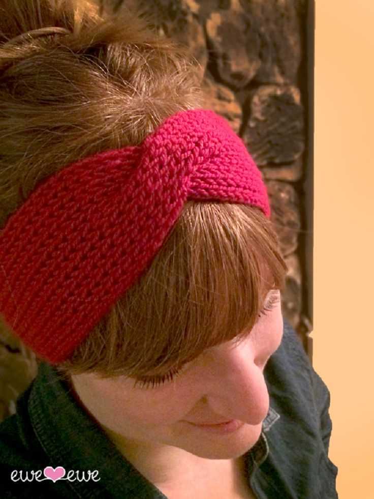 Child's knitted headband pattern free