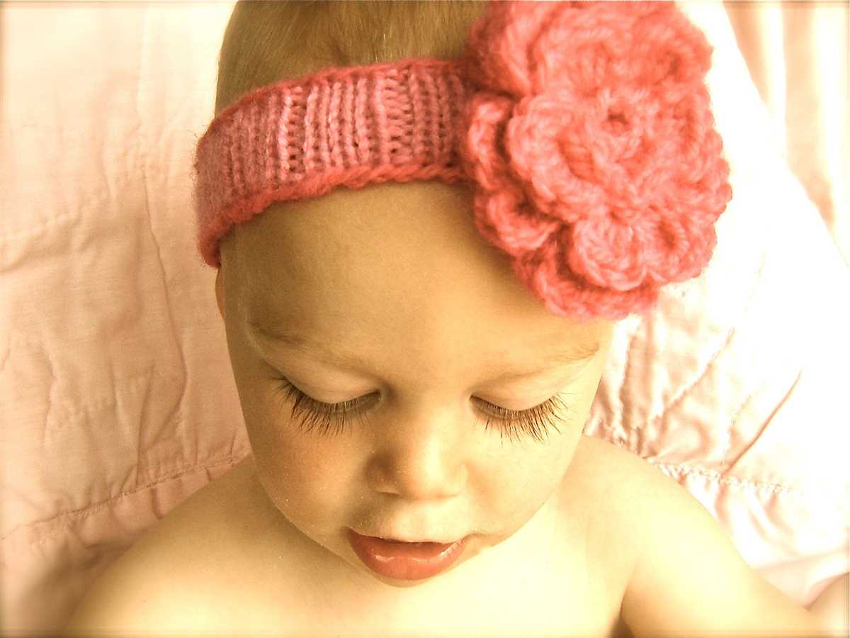 Child's knitted headband pattern free