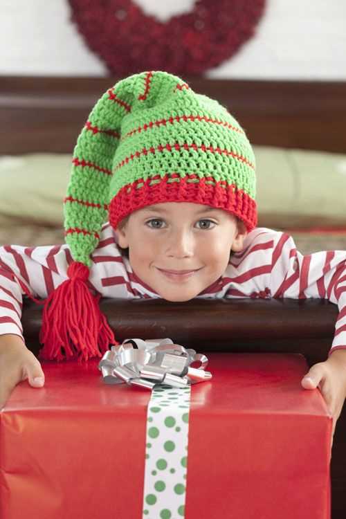 Child's knitted stocking cap pattern