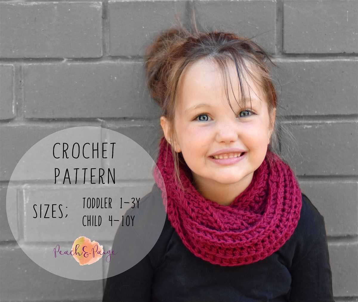 Childrens chunky scarf knitting pattern
