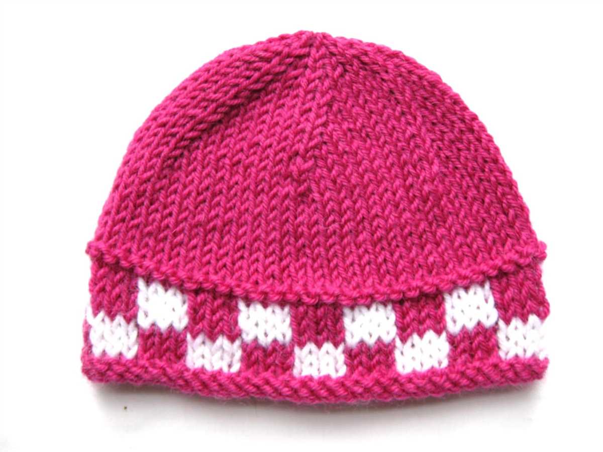 Childrens beanie knitting patterns