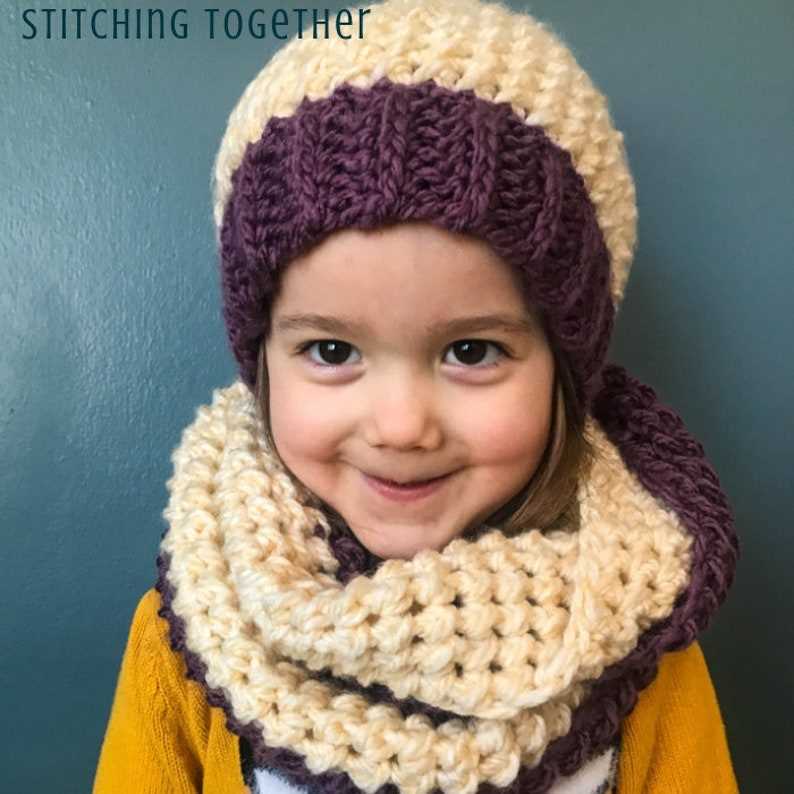 Childrens chunky scarf knitting pattern