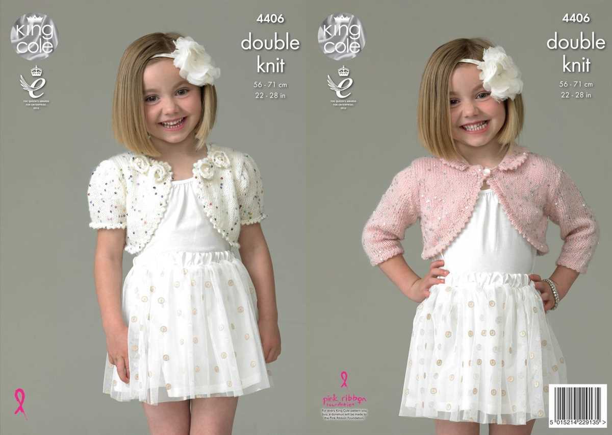 Childs bolero knitting pattern