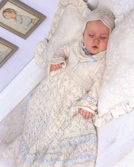Creating Elegant Christening Gowns - Beautiful Patterns for Knitters Christening gown knitting patterns