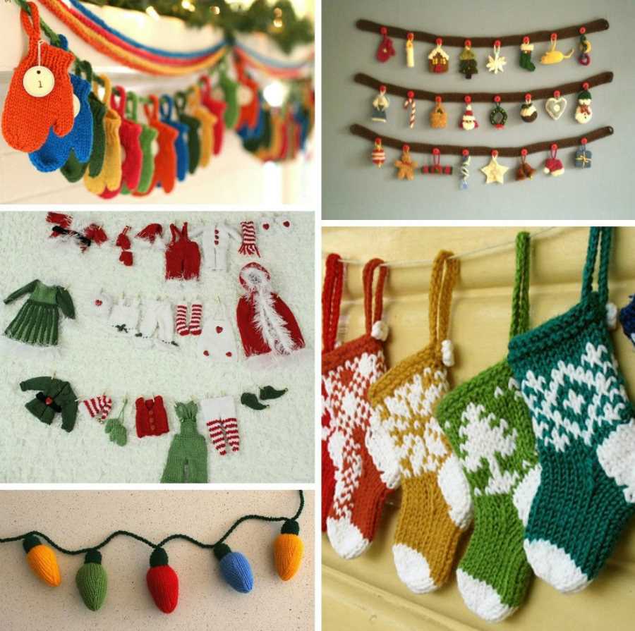 Christmas craft knitting patterns