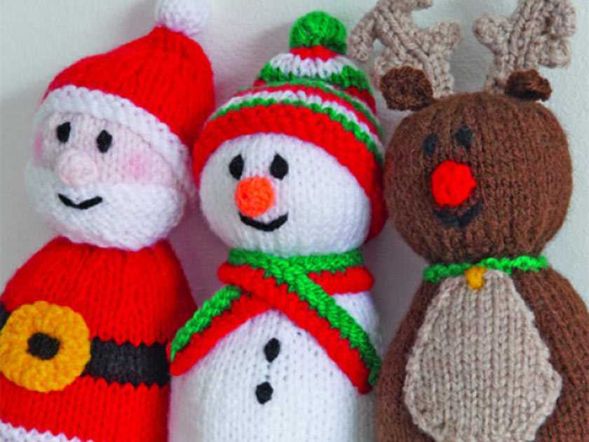 Christmas knitted toy patterns