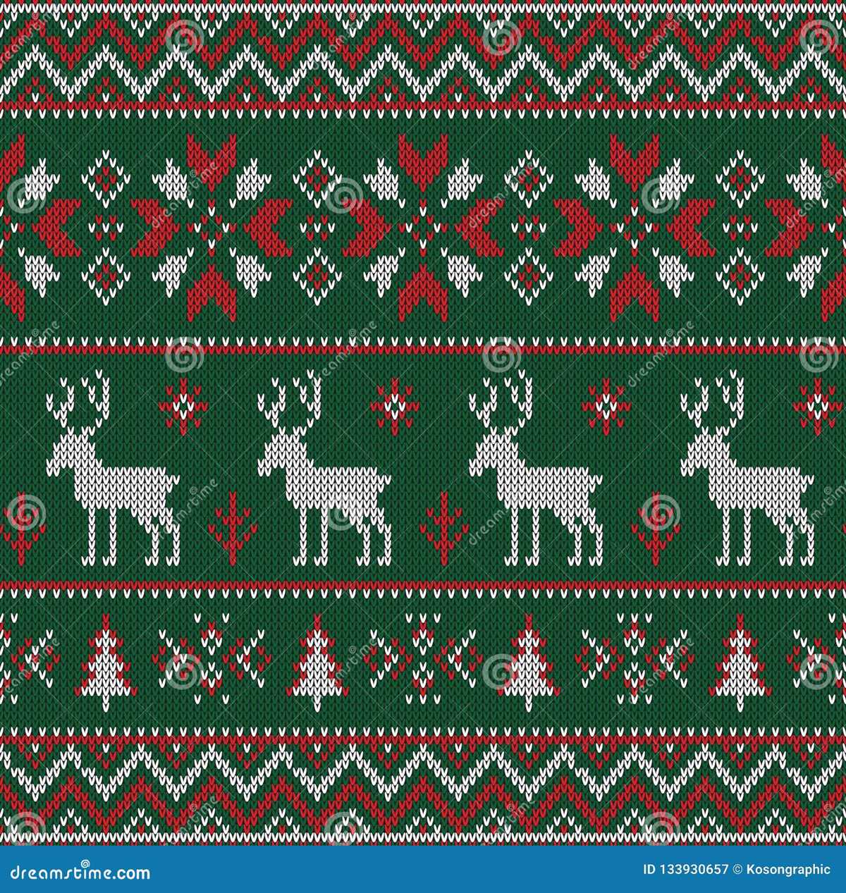 Christmas knitting patterns free download