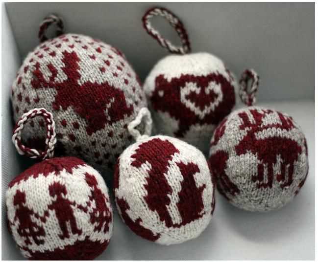 Christmas ornaments knitting patterns