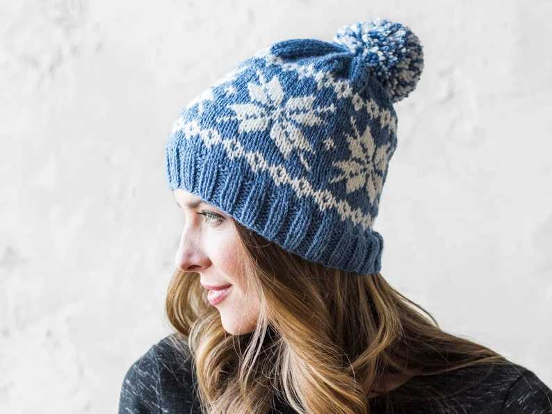 Christmas beanie knitting pattern
