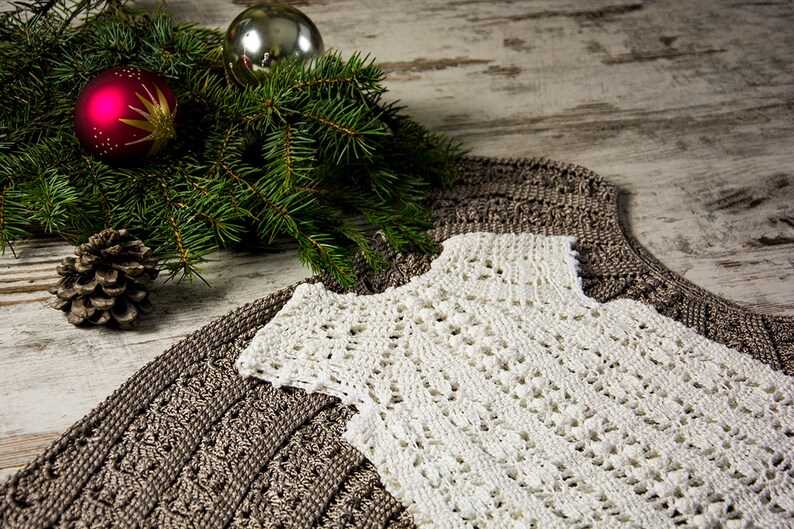 Christmas dress knitting pattern