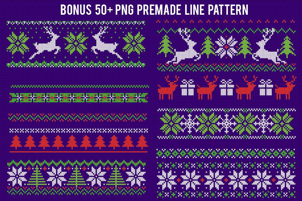 Christmas sweater patterns for knitting