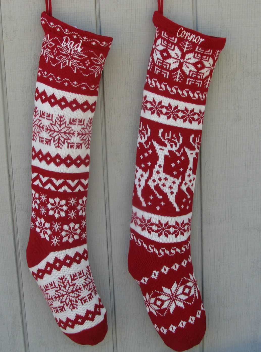 Knitted christmas stockings patterns