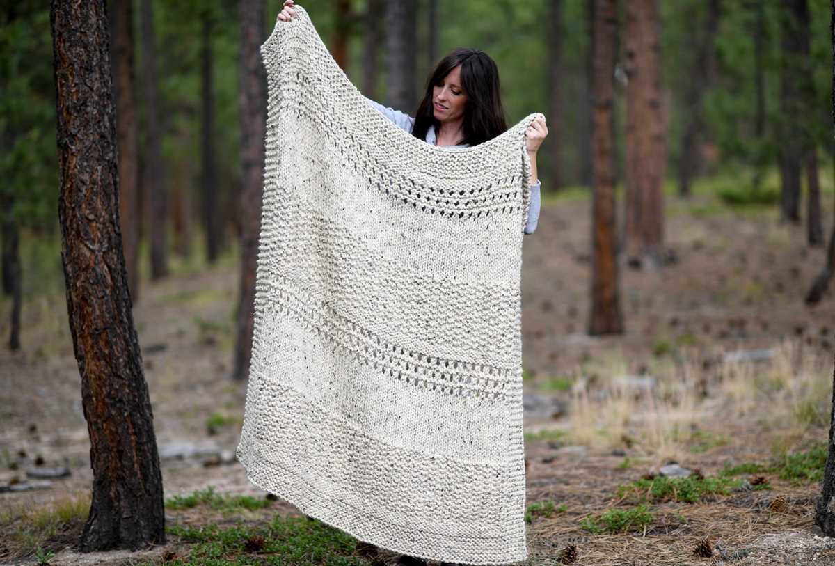 Chunky knit throw patterns free