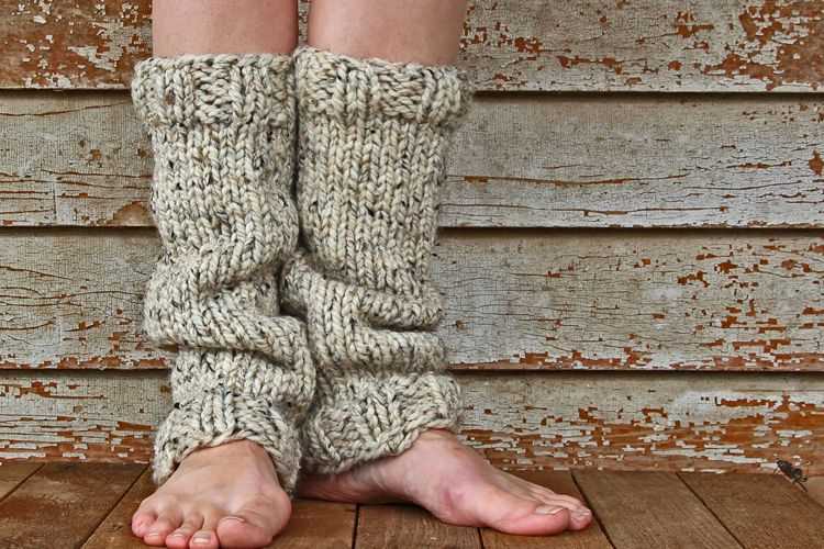Chunky leg warmers knitting pattern