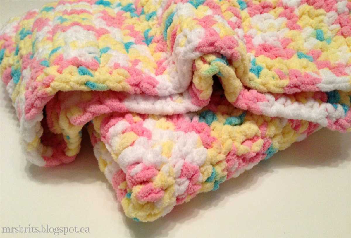 Chunky baby blanket knitting pattern