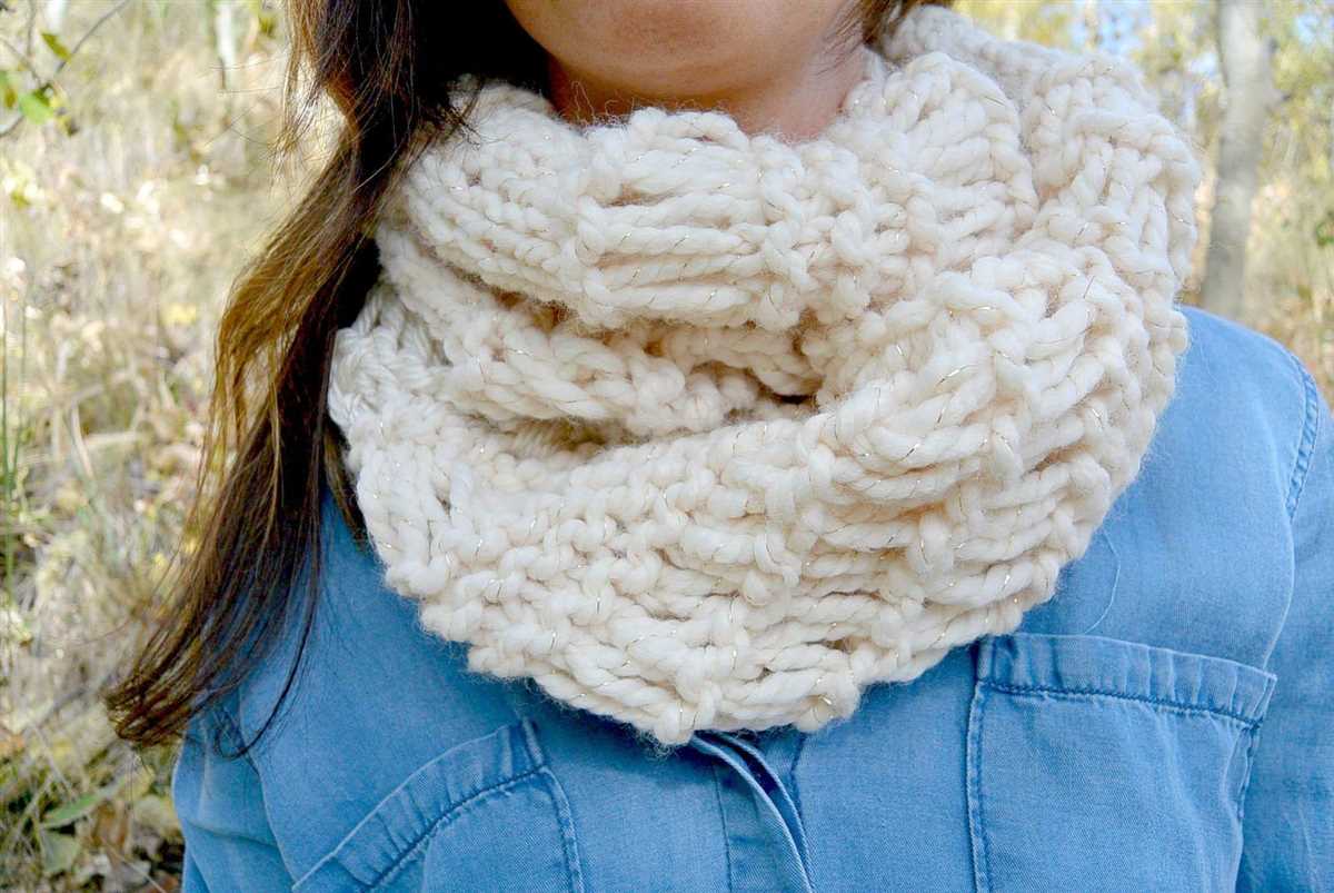 Chunky cable scarf knitting pattern