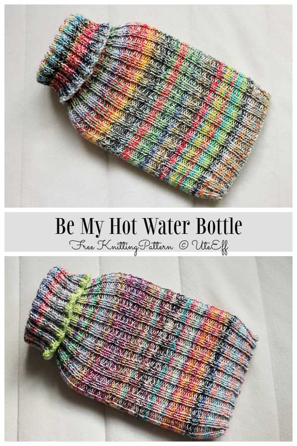 Create a Cozy Chunky Knit Hot Water Bottle Cover with this Free Pattern Chunky knit hot water bottle cover pattern