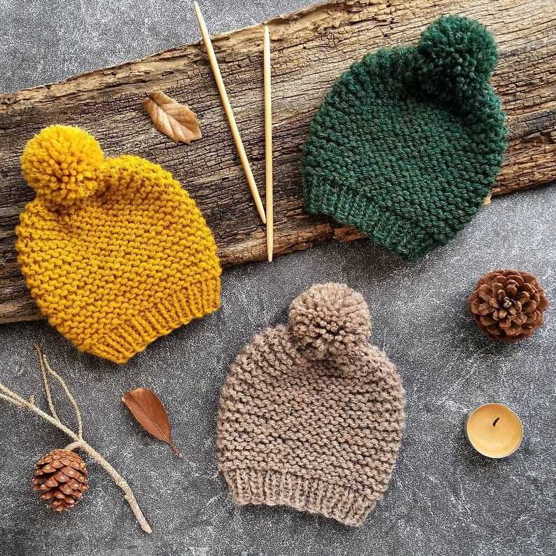 Chunky knit newborn hat pattern