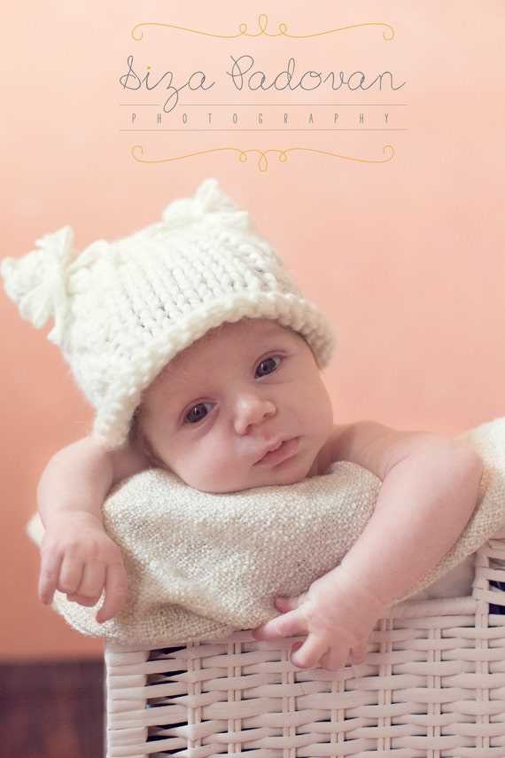 Chunky knit newborn hat pattern
