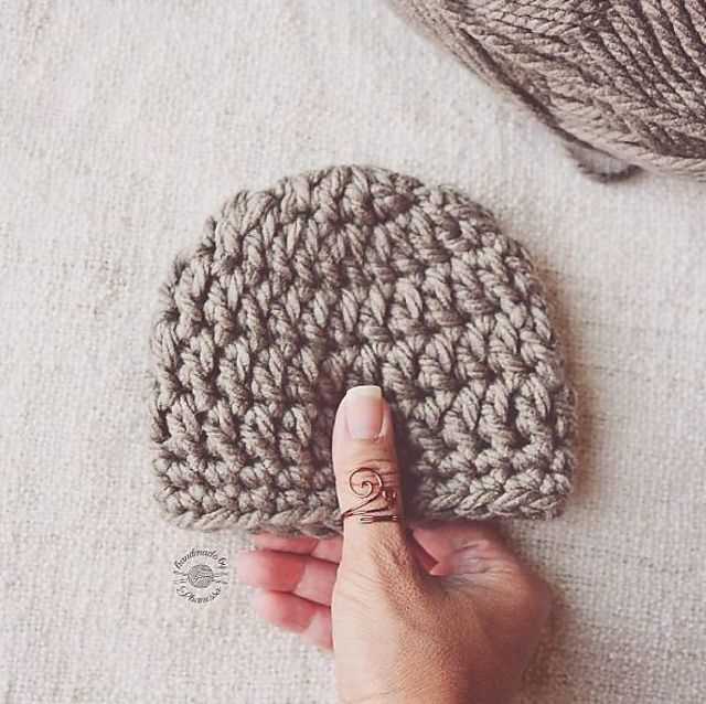Chunky knit newborn hat pattern