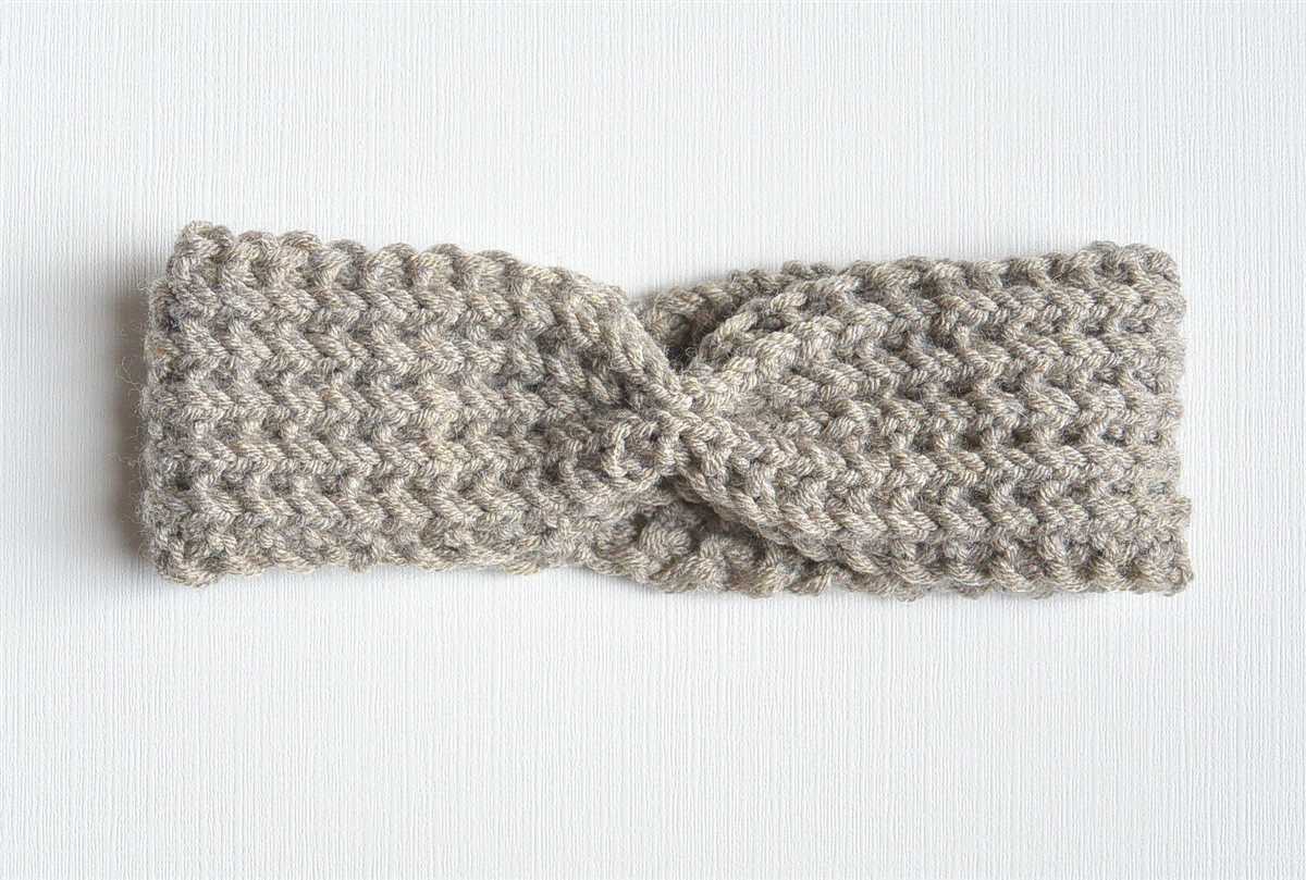 Chunky knitted headband pattern free