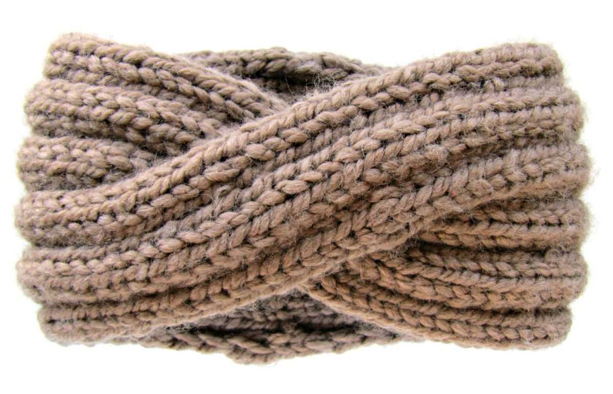 Chunky knitted headband pattern free