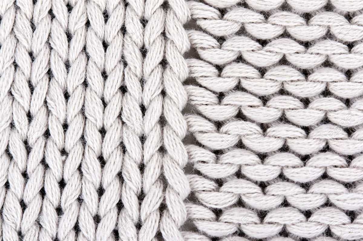 Chunky knitted stocking pattern