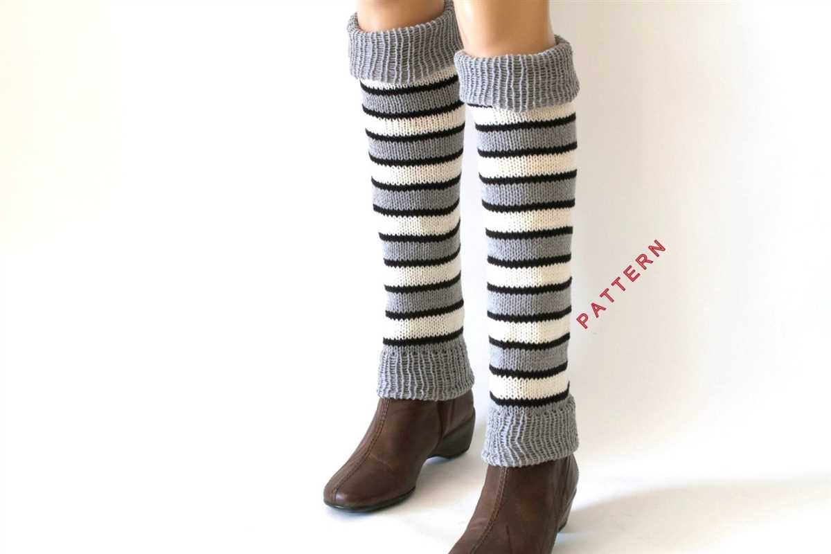 Chunky leg warmers knitting pattern