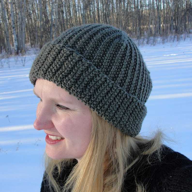 Chunky slouchy hat knitting pattern