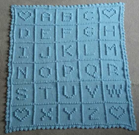 Popcorn blanket knitting pattern