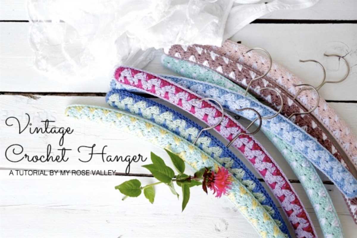 Knit hanger cover pattern