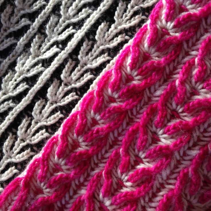 Star stitch scarf knitting pattern