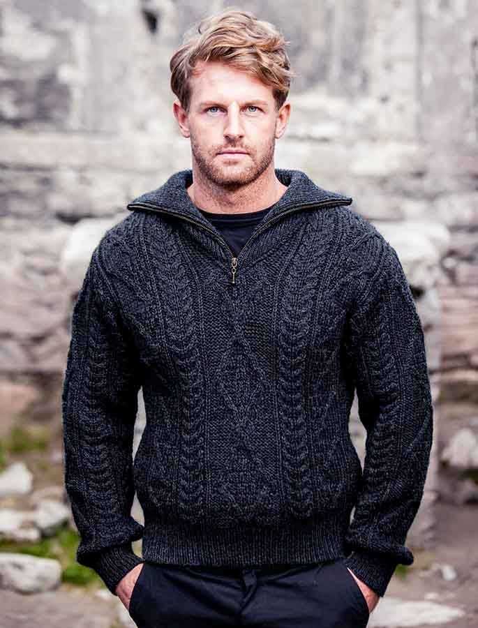 Mens cable knit sweater pattern free