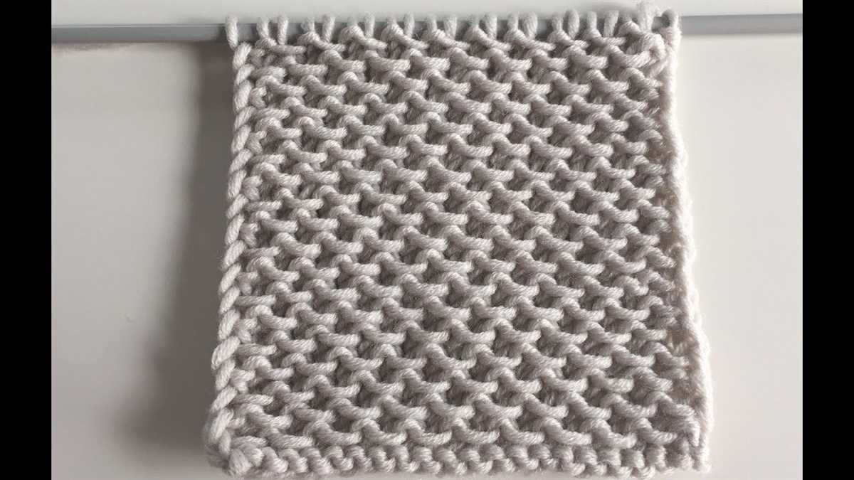 Wave knit pattern