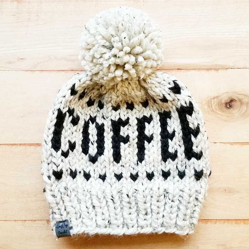 Knit chunky beanie pattern
