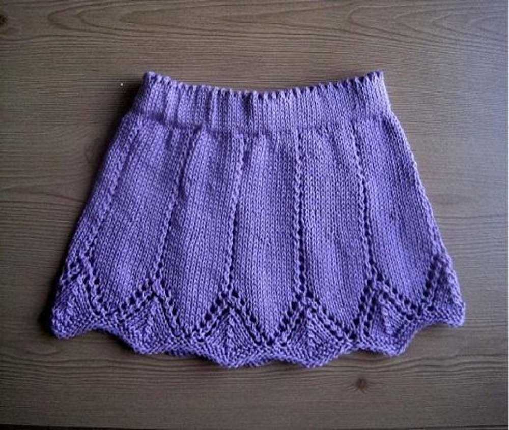Skirt knit pattern