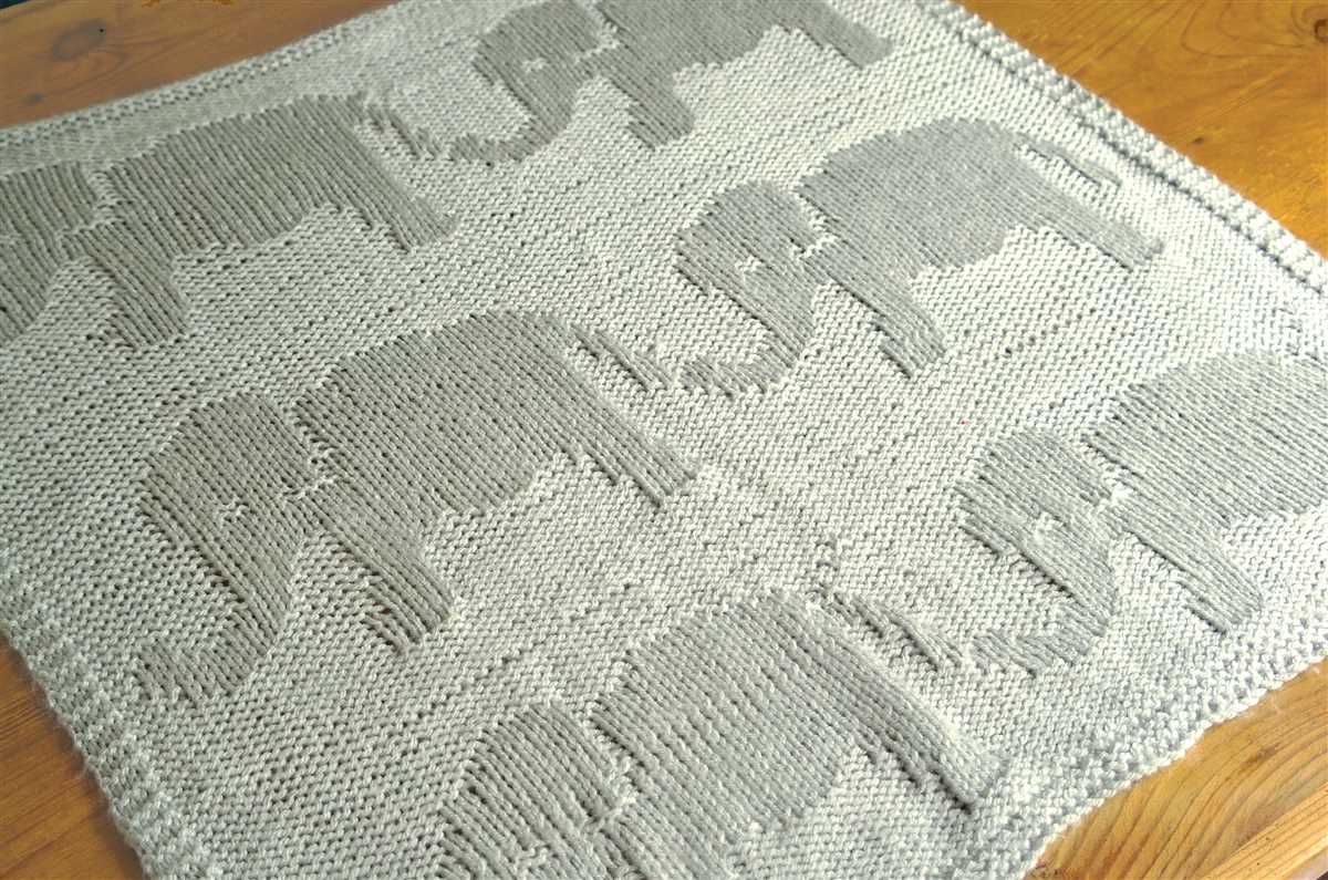 Cloud blanket knitting pattern