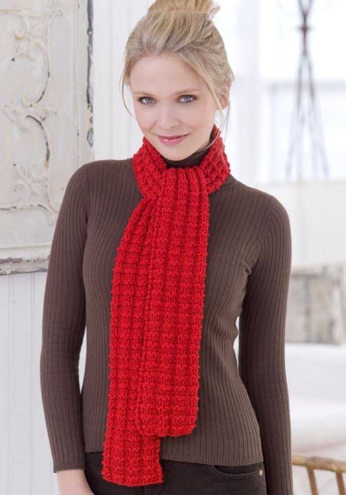 Easy free scarf knitting patterns