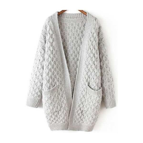 Colossal knit cardigan pattern